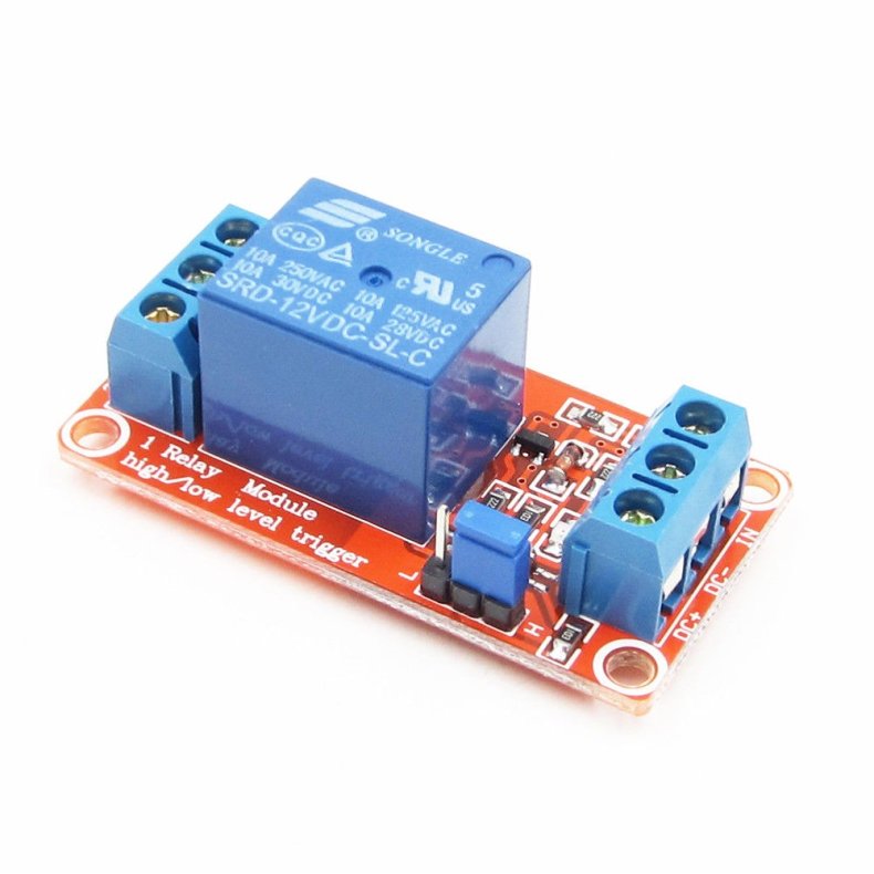 1-Rel-modul skrue terminaler