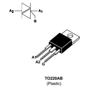 16A TRIACS  600V BTA16-600B
