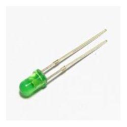 3mm lysdiode LED farvet