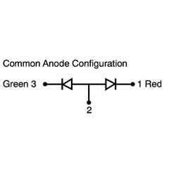 3mm lysdiode LED Rd og Grn  FA