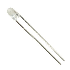 3mm lysdiode LED varm  hvid