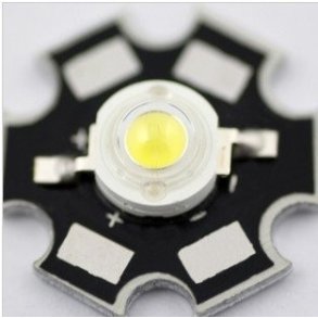 3W 850 Nm  Pro-light lysdiode LED  Infrard, p kleplade