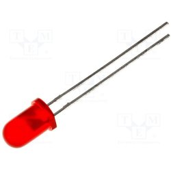 5mm lysdiode LED farvet