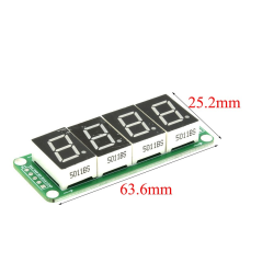 7seg display med 74HC595 driver