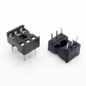 6pin  ic sokkel