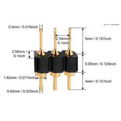 20 pin stiftrkke han 1 rkke runde