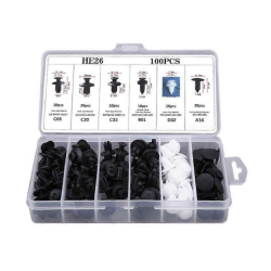 Auto clips sortiment 100 styk