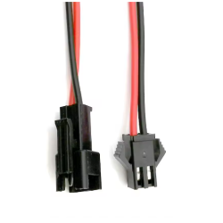 SM Plug han og hun connector monteret