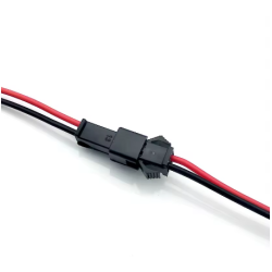 SM Plug han og hun connector monteret