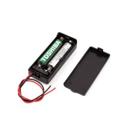 Batteribox 2 x aaa med lg og afbryder