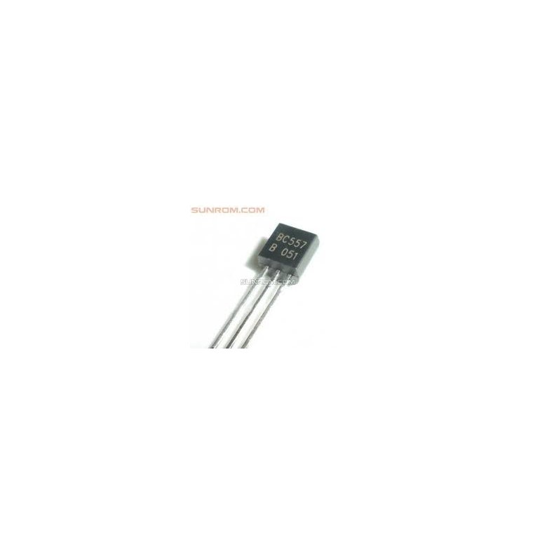 BC557 PNP transistor