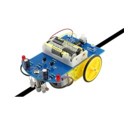 Bil som flger en line. Lav sev.