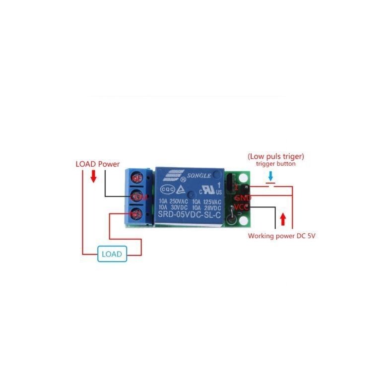 Bistable flip-flop rel-modul