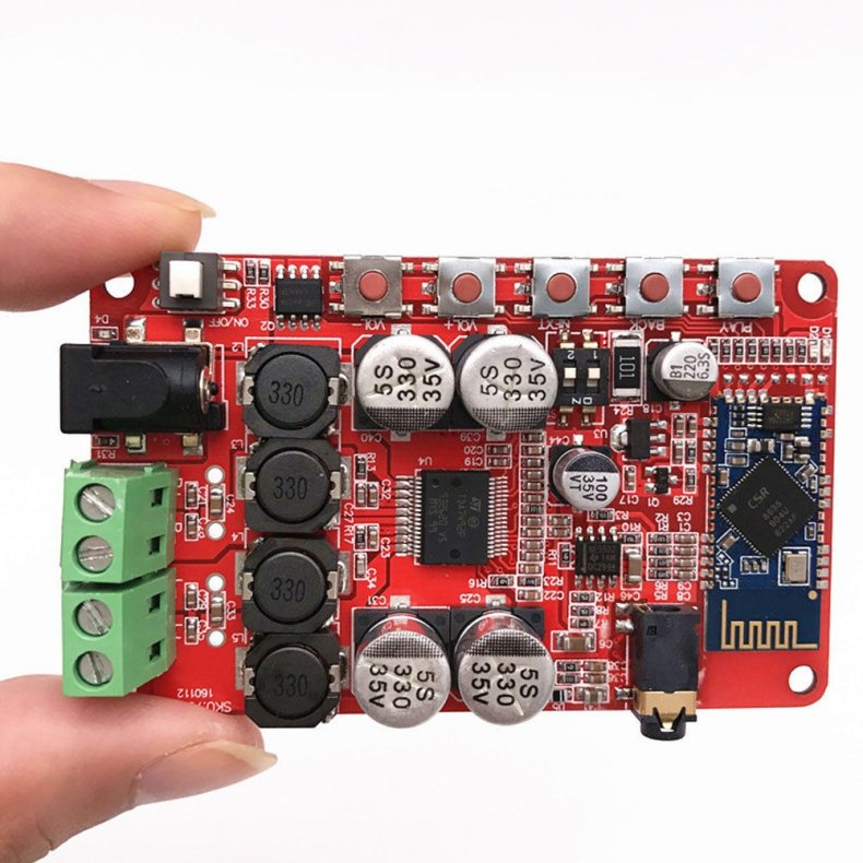 TDA7492 Bluetooth mp3 afspiller med forstærker