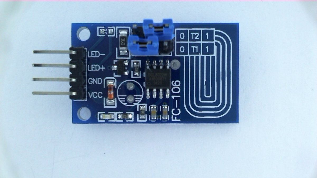 Capacitive touch dimmer PWM - Human interface - Softgenie