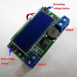 DC-DC Adjustable Step-down med kabinet