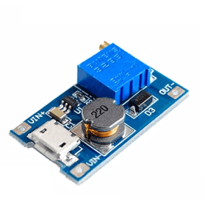 DC-DC  micro usb  step-up  2 til 26 volt