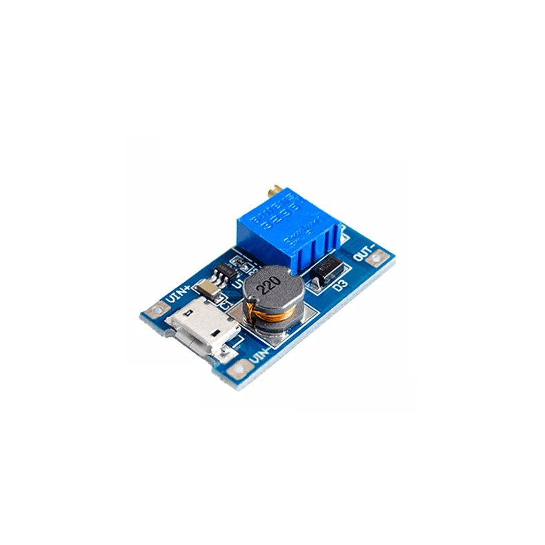 DC-DC  micro usb  step-up  2 til 26 volt