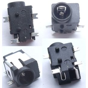 DC power fatning 3,5mm SMD