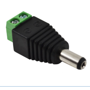 DC stik til skrue terminaler converter. Han