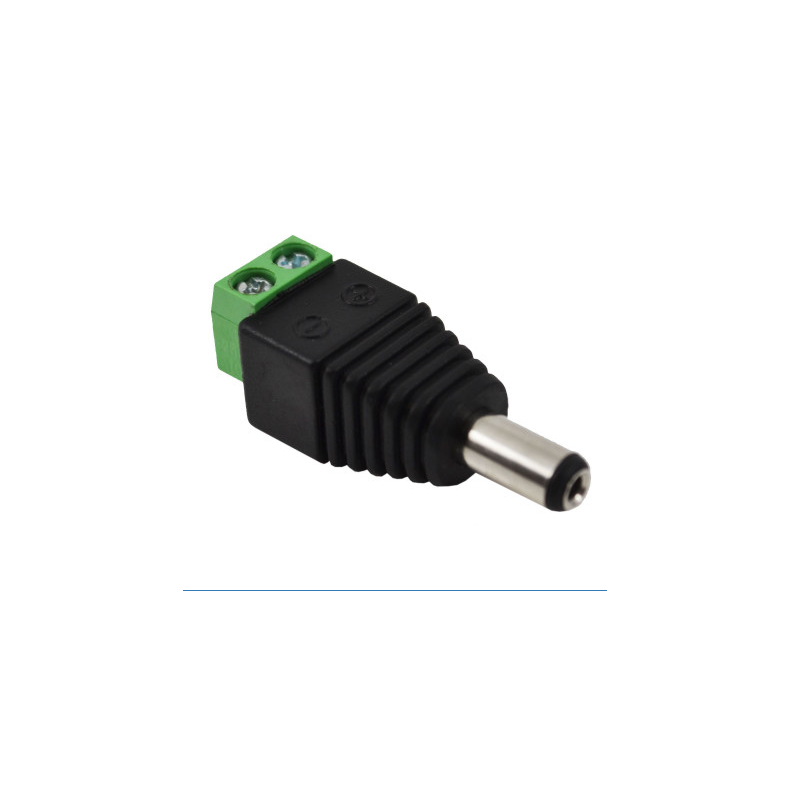 DC stik til skrue terminaler converter. Han