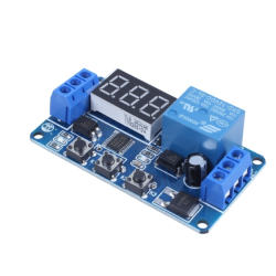 Delay timer  rel-modul med display Version-3. Trigger indgang