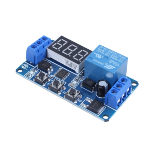 Delay timer  rel-modul med display Version-3. Trigger indgang