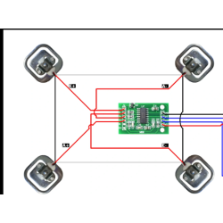 Display modul for HX711