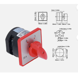 Drejeomskifter 2 positioner on off