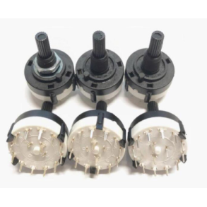 Drejeomskifter 6 pos 2 pol 