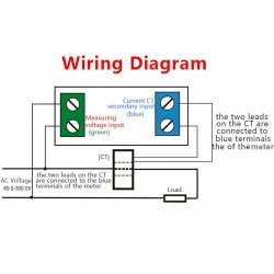 Effekt meter AC 80-300 volt