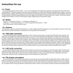 FM PLL stereo sender module-1