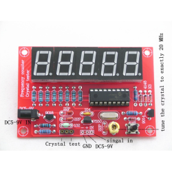 Frekvenstller-1 samlest  DIY. 1Hz-50MHz.