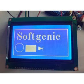Grafisk LCD Display ST7920 128x64