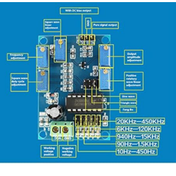 ICL 8038 tone generator 10HZ ~ 450kHz