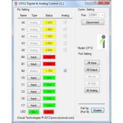 iCP12 USB datalogger /oscilloskop