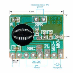 ISD1806 voice  recording Playback IC