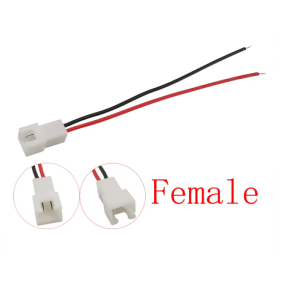JST XH 2.5 hun connector monteret