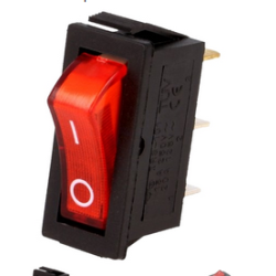 KCD3 3Pin Vippekontakt med lys