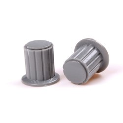 Knap for 4mm potentiometer gr