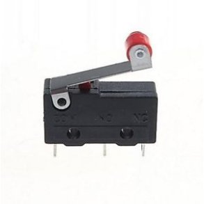 Kw12-3  micro switch med rulle arm