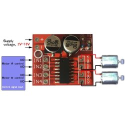L293D Mini  PWM  Dual H-Bridge Motor Driver - Version 2