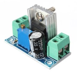 Lm317 justerbar spndings regulator module