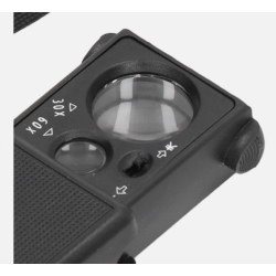 Lup med 2 styrker og lys