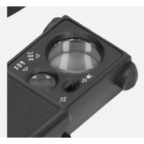 Lup med 2 styrker og lys