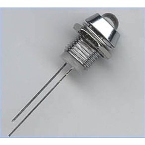 Lysdiode 5mm panel holder metal
