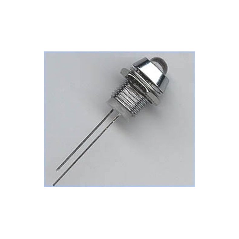 Lysdiode 5mm panel holder metal
