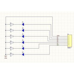 Lysdiode test print for Arduino