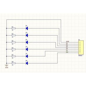 Lysdiode test print for Arduino