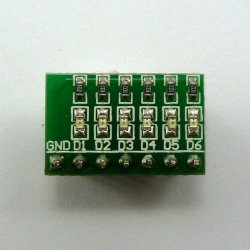 Lysdiode test print for Arduino